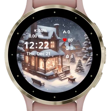 Winter has come Garmin watch face preview