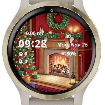 Winter Home Garmin watch face preview