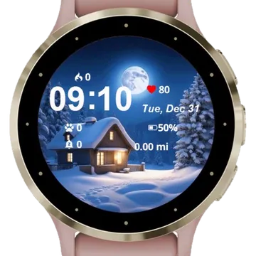 Winter House 3 Garmin watch face preview