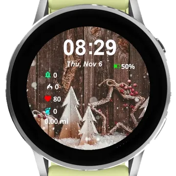 Winter Toys Garmin watch face preview
