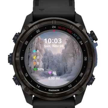 Winter Wonderland Garmin watch face preview