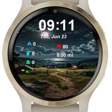 Witch S House Garmin watch face preview