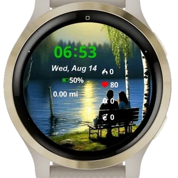 Wonderful View Garmin watch face preview