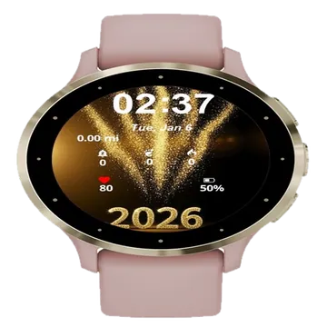 Year 2026 Garmin watch face preview
