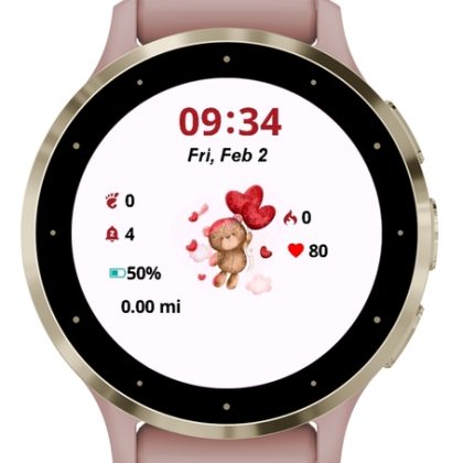 Cute valentines day bear
