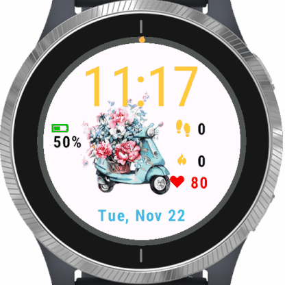 Motorcycle Flowers