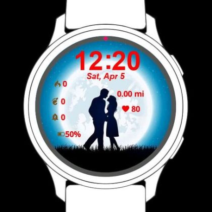 Lovely Couple In Night