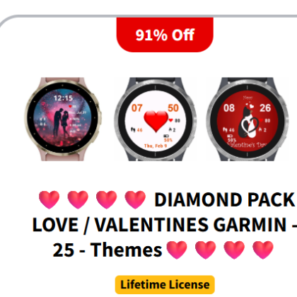 ❤️Diamond Pack — Love & Valentines — 25 Themes ❤️