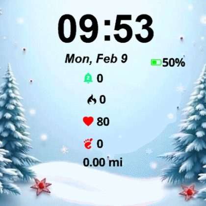 Christmas Snow Background