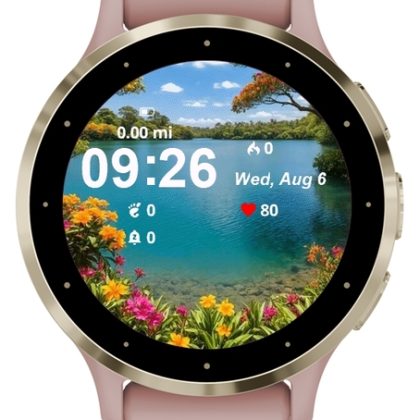 Tropical Colorful Scene