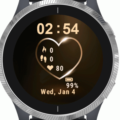 Gold Heart Icon