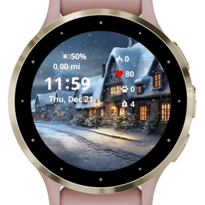 Village Snowfall