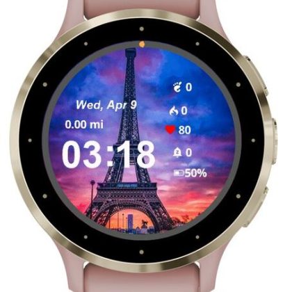 Sunset at the Eiffel