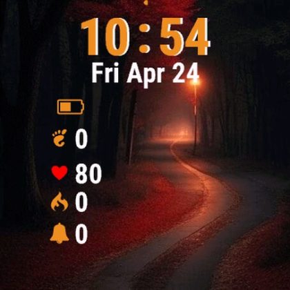 Road Light At End