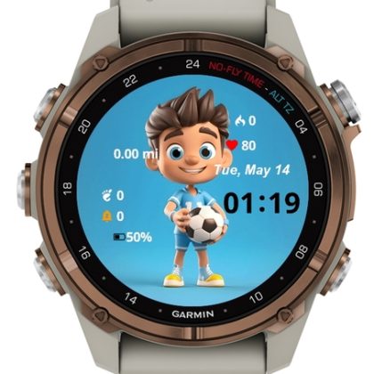 Cartoon Boy Soccer