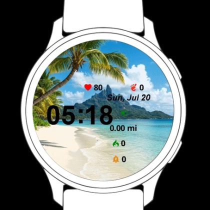 Summer Beach Landscape