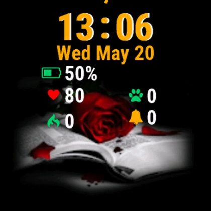 Rose Book Black