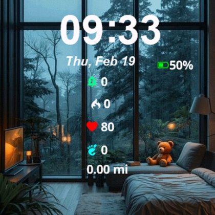 Bedroom Large Window Bed