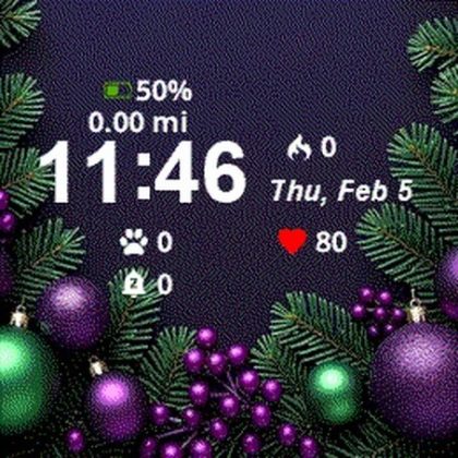 Purple Green Balls