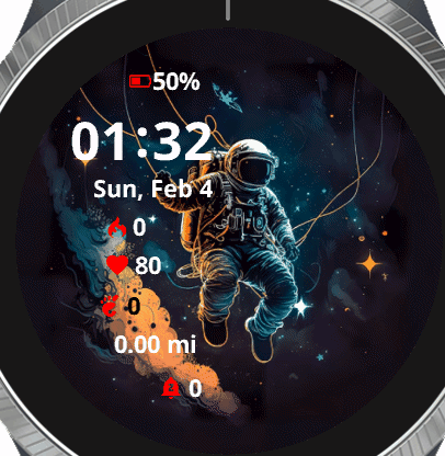 Astronaut explores space