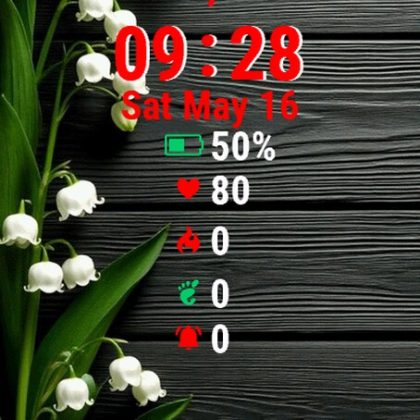 White Flowers Background