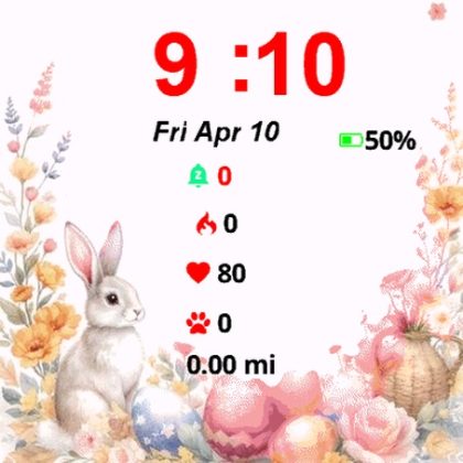Frame Bunny Eggs