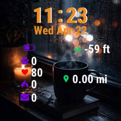 Cup Coffee Rainy Night
