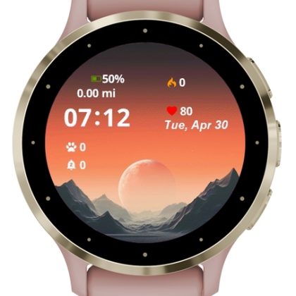 Futuristic moon background