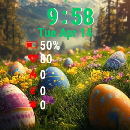 Easter Eggs Mountains