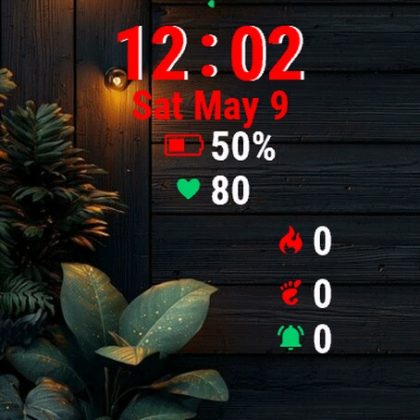 Dark Wooden Wall Bunch
