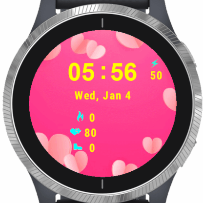 WatchesGarmin5 — Valentines Love Pack — 55 Themes
