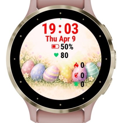 Easter Eggs Flowers Vintage