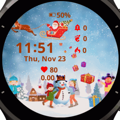 Santa fly over us