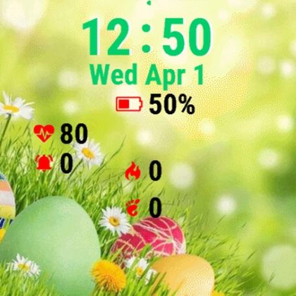 Easter Eggs Grass
