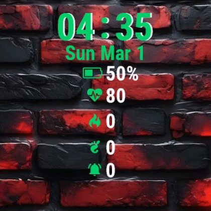 Brick Wall Red