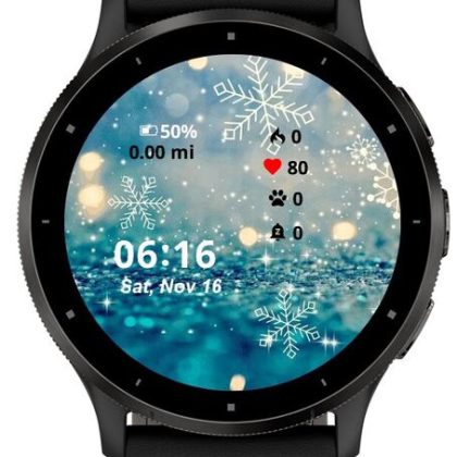 Rain With Snowflakes