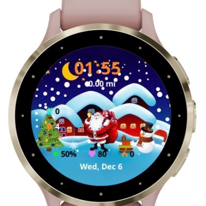 Santa coming