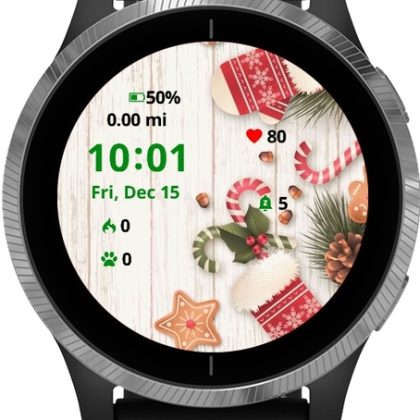 Christmas background with candies
