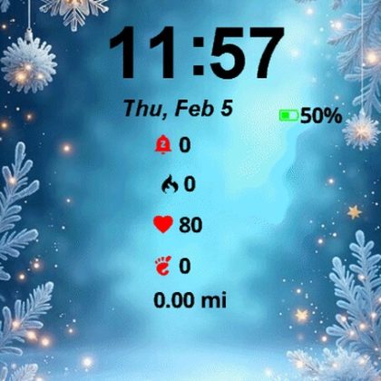 Christmas Background Snowflakes Stars