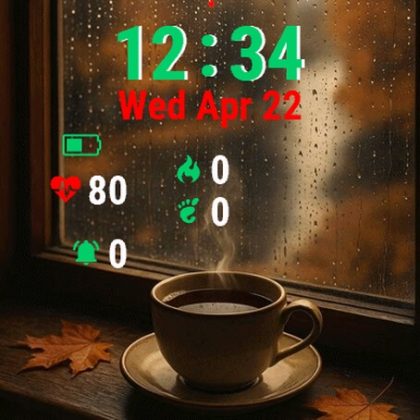Cup Coffee Window Sing